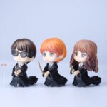 Harry Potterr Sitting on BroomStick 3pcs Figure set