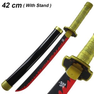 Yoriichi Golden Handle Wooden Katana 42cm