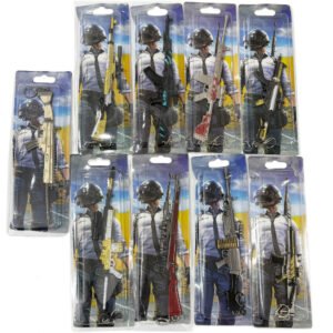 PUBG Metal Gun Big Keychain (Pack of 6pcs) 100/- Per Piece
