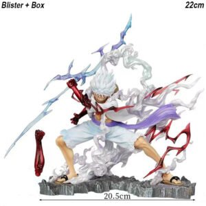 Luffy Holding Thunder Lightning 21cm Action Figure