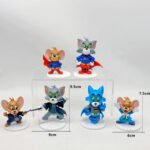 Tom and Jerry Superhero Set of 6pcs