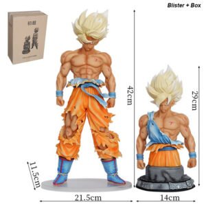 DBZ Goku Super Siyan 42cm With Bust Figure