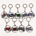 Rotating Metal Bike Keychains (Pack of 10) 45/- Per Piece