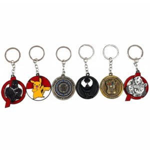 Superheros Metal Rotating Keychain (Pack of 10) 45/- Per Piece