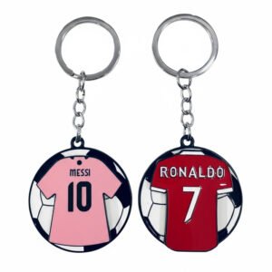 Ronaldo And Messi Metal Rotating Keychain (Pack of 10) 45/-Per Piece