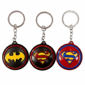 Superhero Metal Rotating Keychain (Pack of 10) 45/- Per Piece