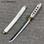 Zoro White One Piece Wooden Katana 42cm