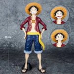 One Piece Luffy 26.5 Standing Figure With Double Face