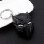 Black Panther Face Metal keychain (Pack of 5)